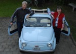 blue fiat bambina