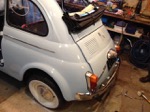 restoration of 1960 fiat 500 N