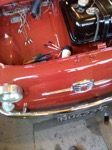 working on a fiat bambina 500 