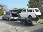off to the sandblaster