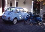 blue fiat bambina